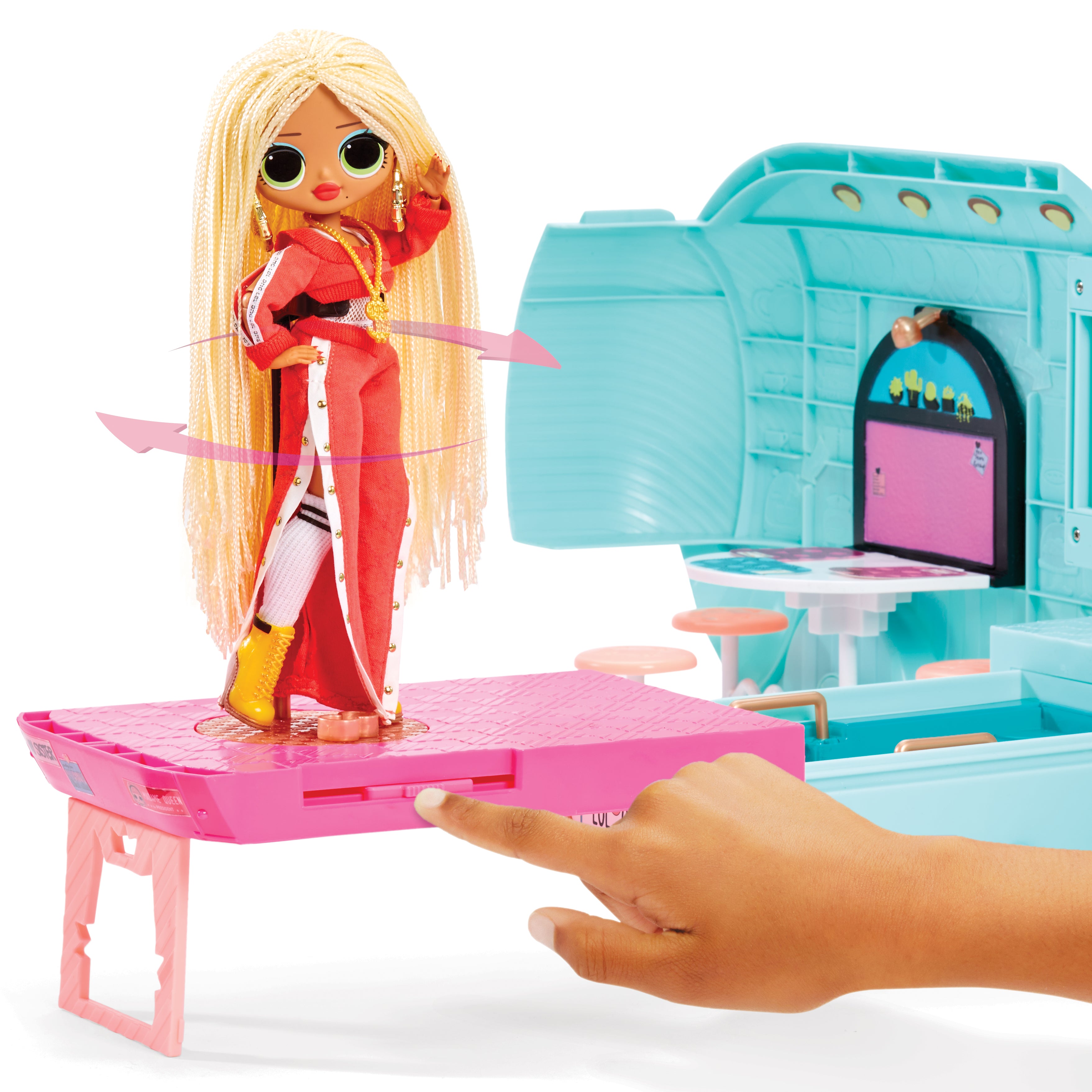 MGA ENTERTAINMENT - LOL Surprise Glam N' Go Camper - Playset 4in1 con 50+ Sorprese